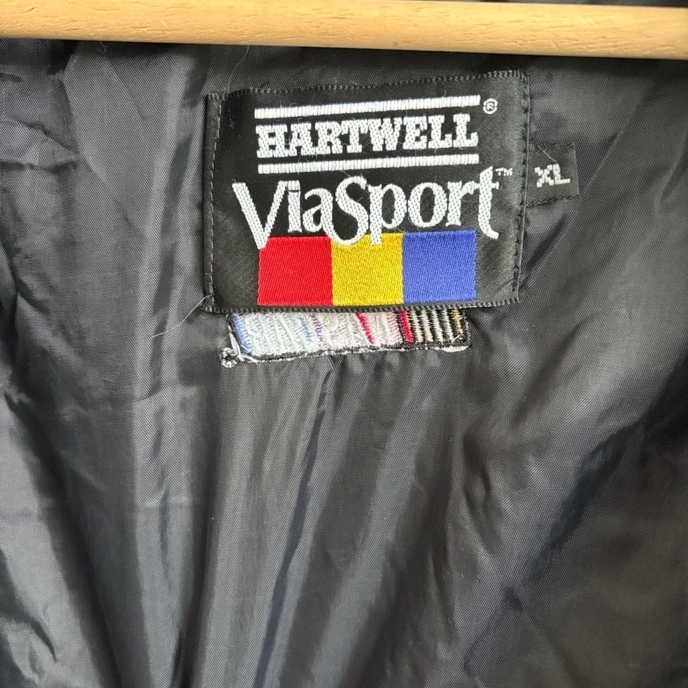 Vintage NASCAR Cracker Barrel 500 Jacket Hartwell ViaSport XL